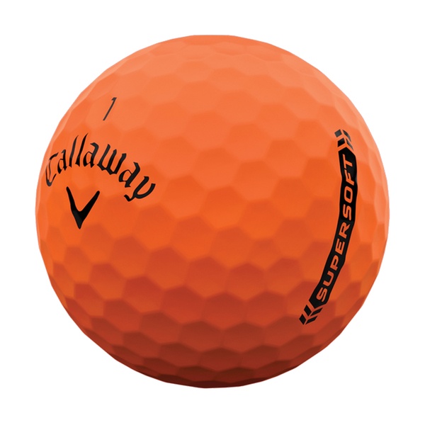 Callaway Softball Golfball Front Orange